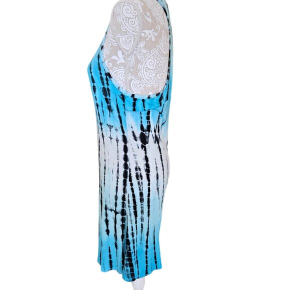 INGEAR -Women`s Tie Dye Racer Back Beach Cover up Dress SM - Picture 2 of 4